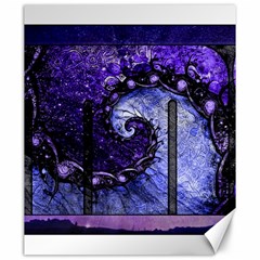 Beautiful Violet Spiral For Nocturne Of Scorpio Canvas 20  X 24   by jayaprime