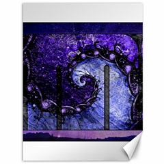 Beautiful Violet Spiral For Nocturne Of Scorpio Canvas 36  X 48   by jayaprime