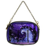 Beautiful Violet Spiral For Nocturne Of Scorpio Chain Purses (One Side)  Front