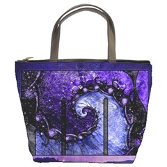 Beautiful Violet Spiral For Nocturne Of Scorpio Bucket Bags by jayaprime