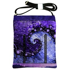 Beautiful Violet Spiral For Nocturne Of Scorpio Shoulder Sling Bags by jayaprime