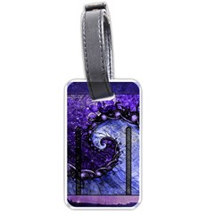 Beautiful Violet Spiral For Nocturne Of Scorpio Luggage Tags (one Side)  by jayaprime