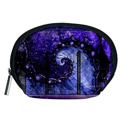 Beautiful Violet Spiral For Nocturne Of Scorpio Accessory Pouches (medium)  by jayaprime