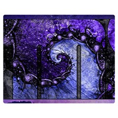 Beautiful Violet Spiral For Nocturne Of Scorpio Double Sided Flano Blanket (medium)  by jayaprime