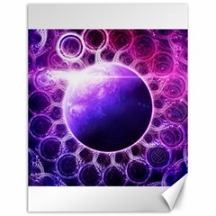 Beautiful Violet Nasa Deep Dream Fractal Mandala Canvas 12  X 16   by jayaprime