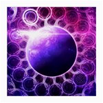 Beautiful Violet NASA Deep Dream Fractal Mandala Medium Glasses Cloth Front