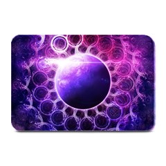 Beautiful Violet Nasa Deep Dream Fractal Mandala Plate Mats by jayaprime