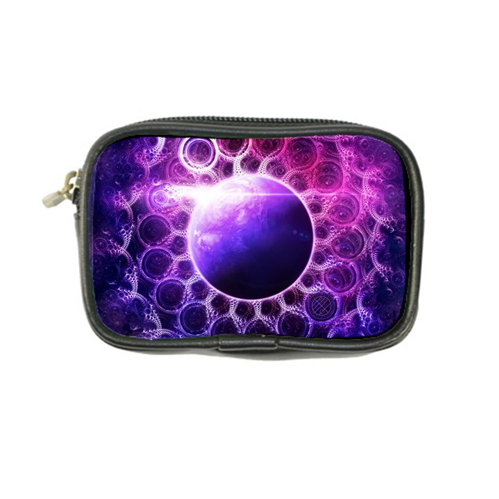 Beautiful Violet NASA Deep Dream Fractal Mandala Coin Purse