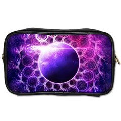 Beautiful Violet Nasa Deep Dream Fractal Mandala Toiletries Bags 2-side by jayaprime