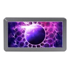 Beautiful Violet Nasa Deep Dream Fractal Mandala Memory Card Reader (mini) by jayaprime