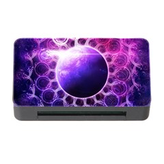 Beautiful Violet Nasa Deep Dream Fractal Mandala Memory Card Reader With Cf by jayaprime