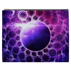 Beautiful Violet Nasa Deep Dream Fractal Mandala Cosmetic Bag (xxxl)  by jayaprime