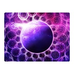 Beautiful Violet Nasa Deep Dream Fractal Mandala Double Sided Flano Blanket (mini)  by jayaprime