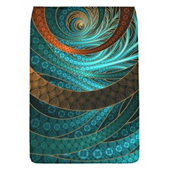 Beautiful Leather & Blue Turquoise Fractal Jewelry Flap Covers (s) 