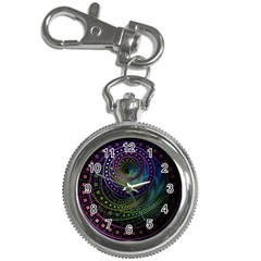 Oz The Great With Technicolor Fractal Rainbow Key Chain Watches by jayaprime