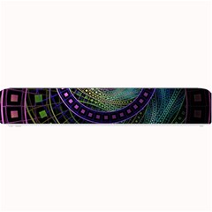 Oz The Great With Technicolor Fractal Rainbow Small Bar Mats by jayaprime