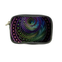 Oz The Great With Technicolor Fractal Rainbow Coin Purse by jayaprime