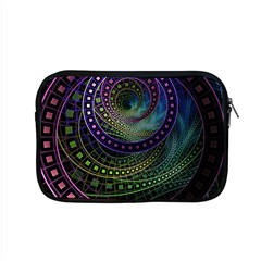 Oz The Great With Technicolor Fractal Rainbow Apple Macbook Pro 15  Zipper Case by jayaprime