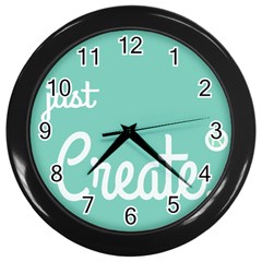 Bloem Logomakr 9f5bze Wall Clocks (black) by createinc