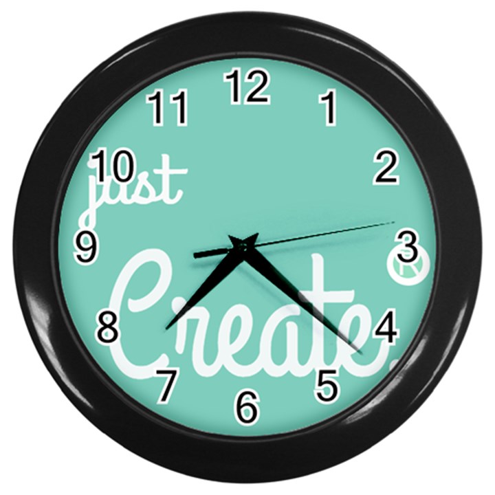 Bloem Logomakr 9f5bze Wall Clocks (Black)