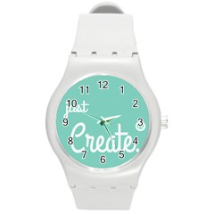 Bloem Logomakr 9f5bze Round Plastic Sport Watch (m) by createinc