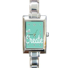 Bloem Logomakr 9f5bze Rectangle Italian Charm Watch by createinc