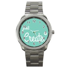 Bloem Logomakr 9f5bze Sport Metal Watch by createinc