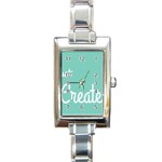 Bloem Logomakr 9f5bze Rectangle Italian Charm Watch Front