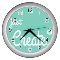 Bloem Logomakr 9f5bze Wall Clocks (silver) 