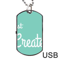 Bloem Logomakr 9f5bze Dog Tag Usb Flash (one Side) by createinc