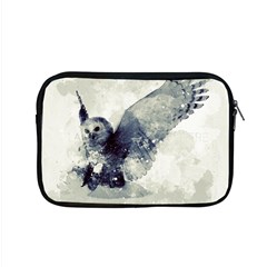 Cute Owl In Watercolor Apple Macbook Pro 15  Zipper Case by FantasyWorld7