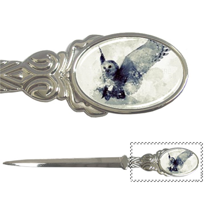 Cute Owl In Watercolor Letter Openers