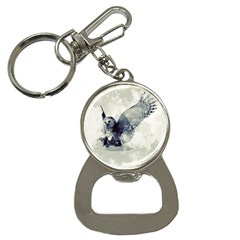 Cute Owl In Watercolor Bottle Opener Key Chains by FantasyWorld7