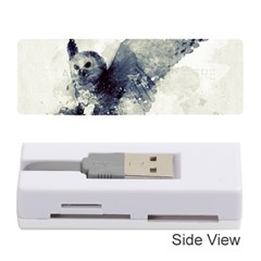 Cute Owl In Watercolor Memory Card Reader (stick)  by FantasyWorld7