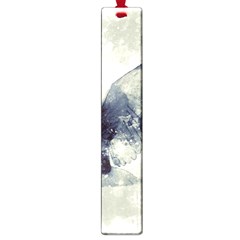 Cute Owl In Watercolor Large Book Marks by FantasyWorld7