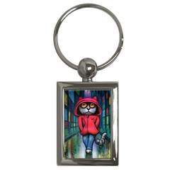 Broken Heart Key Chain (rectangle)