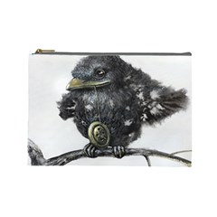 Cute Bird  Cosmetic Bag (large)  by Koolcat