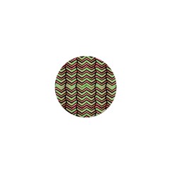 Zig Zag Multicolored Ethnic Pattern 1  Mini Magnets