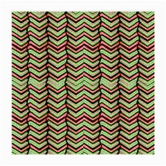 Zig Zag Multicolored Ethnic Pattern Medium Glasses Cloth (2-side) by dflcprintsclothing