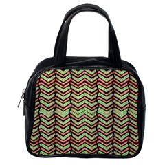 Zig Zag Multicolored Ethnic Pattern Classic Handbags (one Side) by dflcprintsclothing