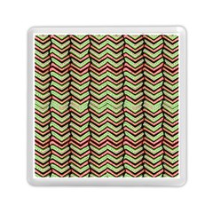 Zig Zag Multicolored Ethnic Pattern Memory Card Reader (square)  by dflcprintsclothing