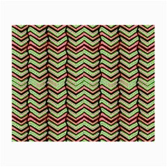 Zig Zag Multicolored Ethnic Pattern Small Glasses Cloth by dflcprintsclothing