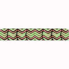 Zig Zag Multicolored Ethnic Pattern Small Bar Mats by dflcprintsclothing