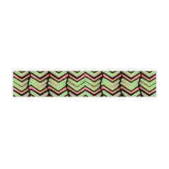 Zig Zag Multicolored Ethnic Pattern Flano Scarf (mini) by dflcprintsclothing