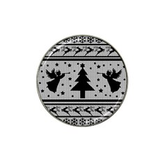 Ugly Christmas Sweater Hat Clip Ball Marker (10 Pack) by Valentinaart