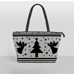 Ugly Christmas Sweater Shoulder Handbags by Valentinaart