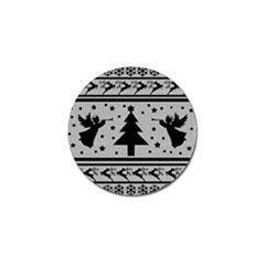 Ugly Christmas Sweater Golf Ball Marker (4 Pack) by Valentinaart