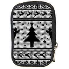 Ugly Christmas Sweater Compact Camera Cases by Valentinaart