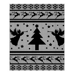 Ugly Christmas Sweater Shower Curtain 60  X 72  (medium)  by Valentinaart