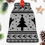 Ugly Christmas Sweater Bell Ornament (Two Sides) Back